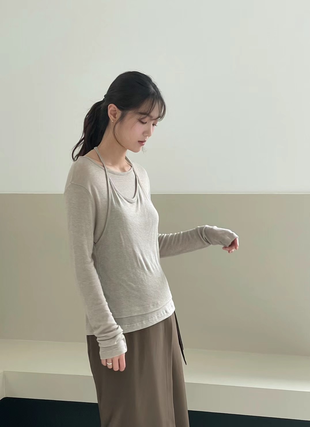 AMYGRACE韓國直郵東大門代購女裝新款推薦熱賣24秋冬針織衫AMYGRACE針織衫