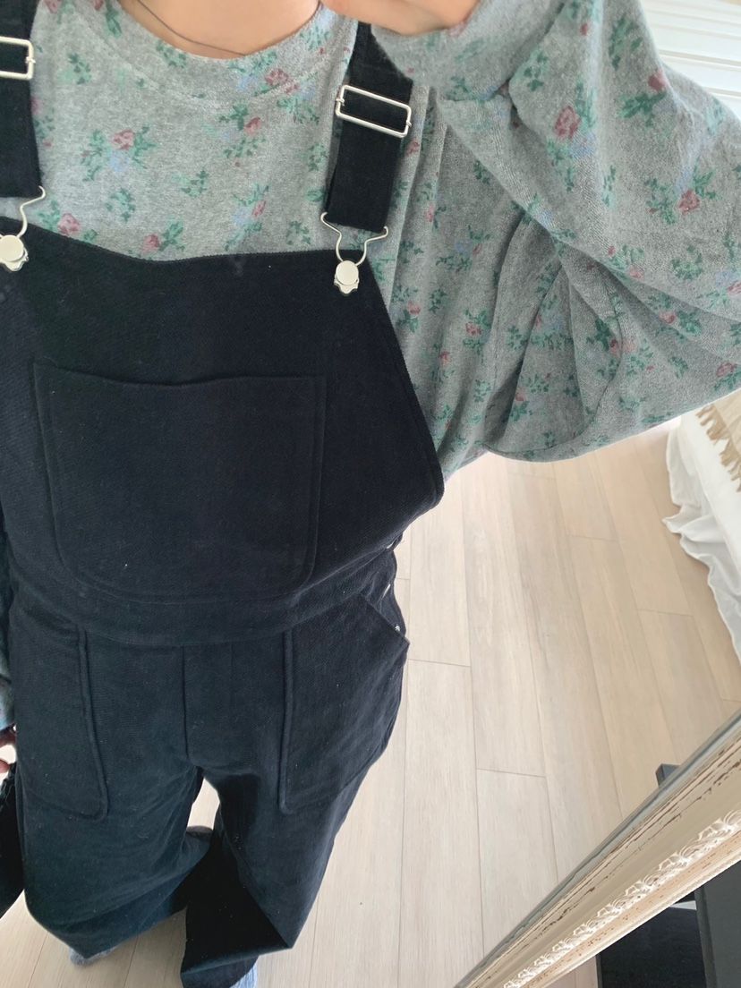 APPROACH直郵韓國代購女裝新款推薦熱賣24秋冬背帶褲工裝褲復古HOME GROUND背帶褲