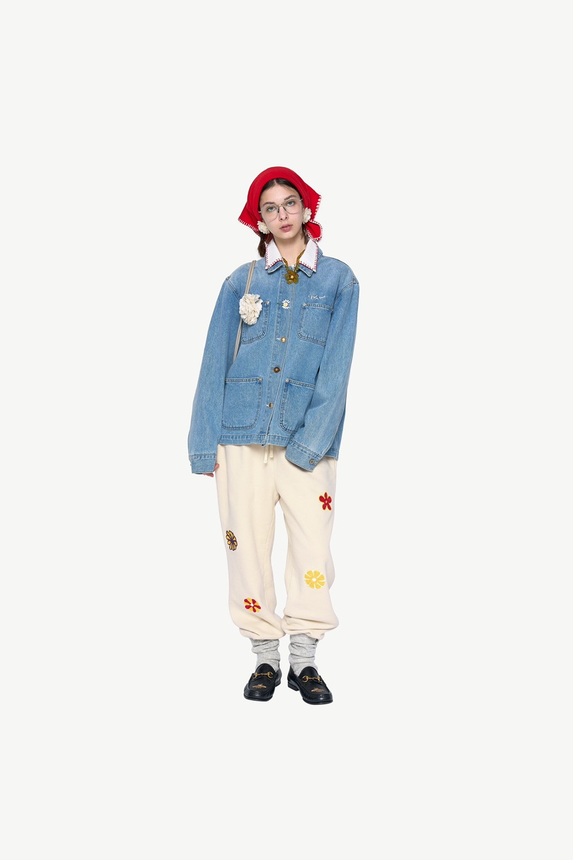 POLAROMO韓國直郵東大門實拍女裝新品推薦時尚真品24秋冬休閑褲POLAROMO休閑褲