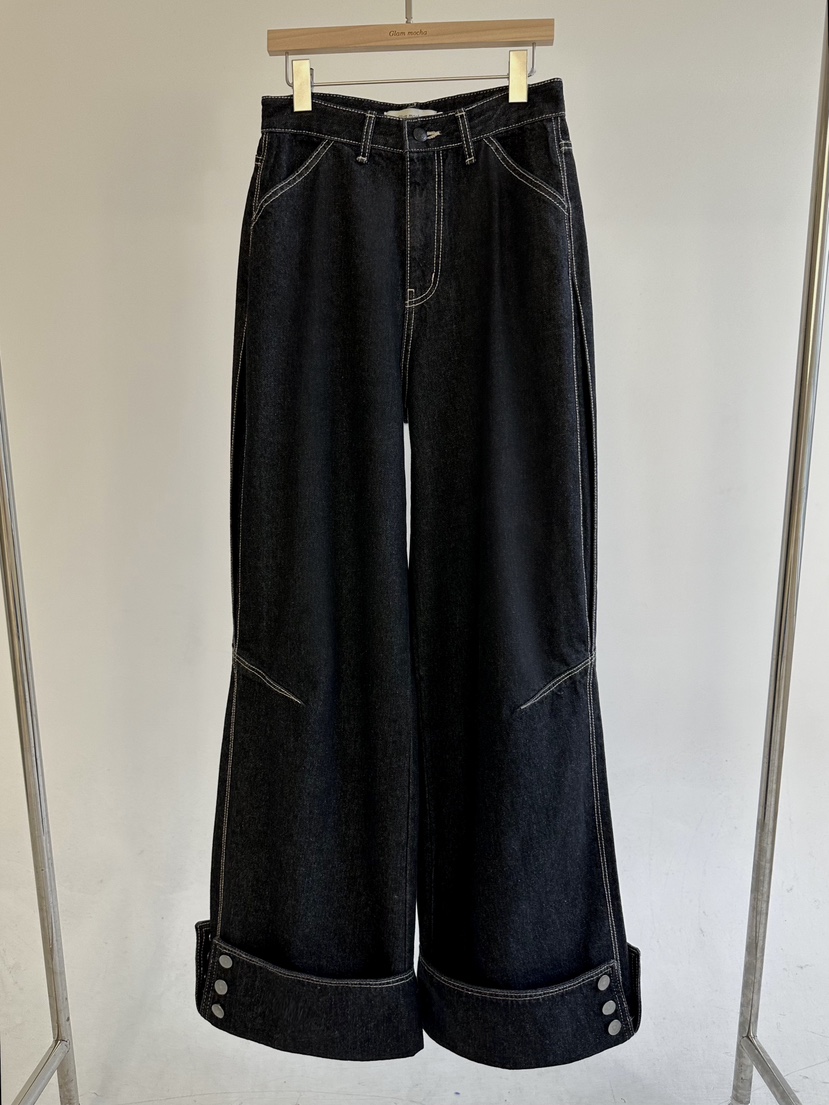 GLAM MOCHA直郵韓國代購女裝新款真品職業熱賣24秋冬牛仔褲SIERRA牛仔褲