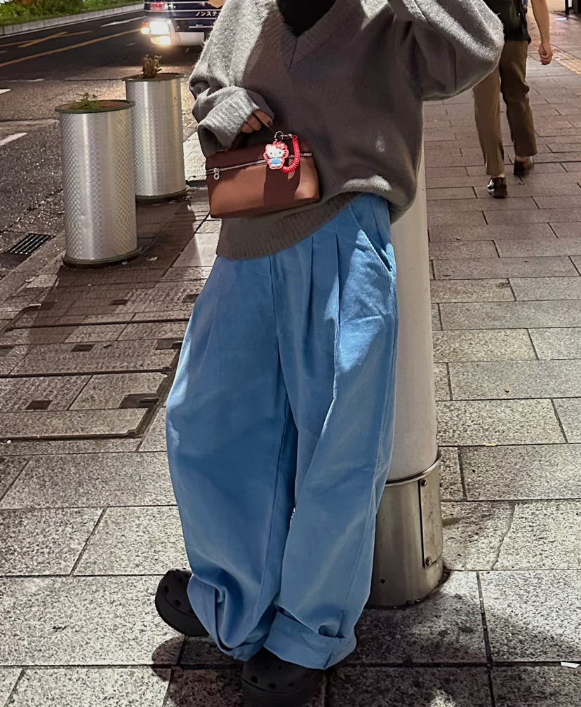 BYRING直郵韓國代購女裝新款熱賣時尚休閑24秋冬推薦休閑褲BYRING休閑褲