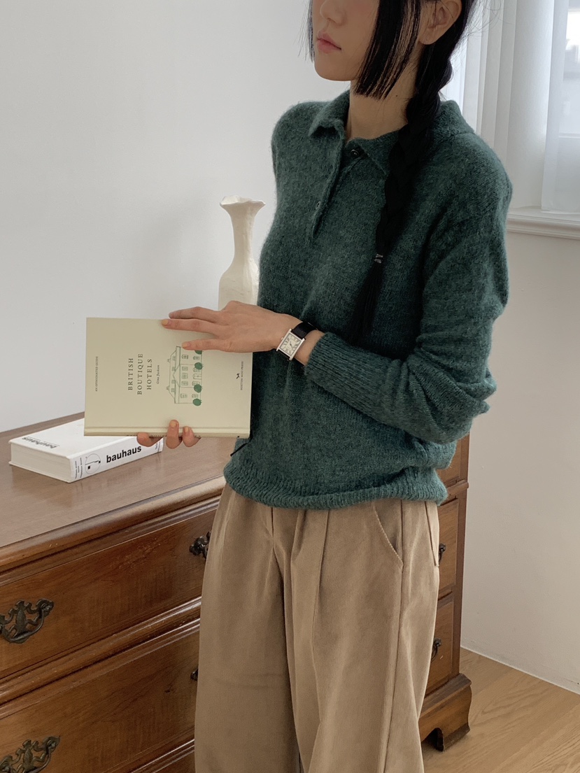 LA_TERRE韓國直郵東大門實拍女裝新款推薦真品24秋冬針織衫THE VALUE針織衫