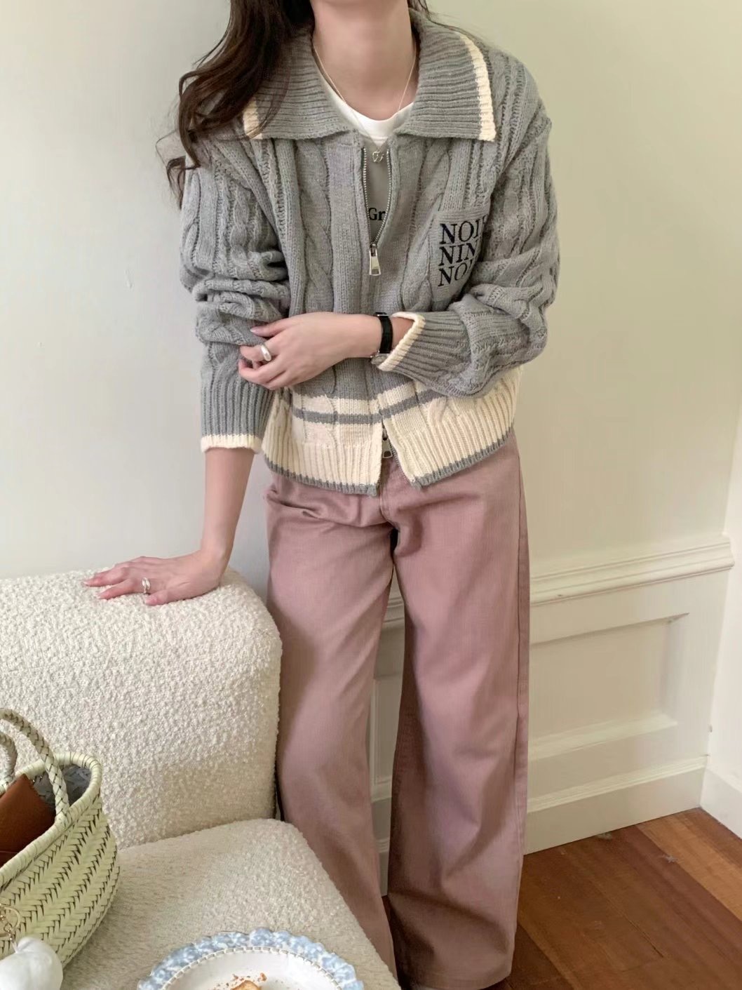 HEIZE_RUNNER韓國直郵東大門代購女裝新款熱賣時尚職業針織衫HEIZE_RUNNER針織衫圖色2