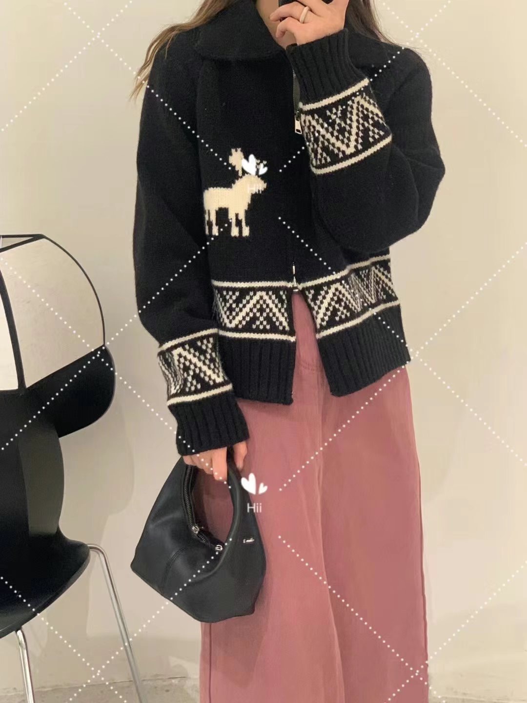 HEIZE_RUNNER韓國直郵女裝新款熱賣真品職業人氣推薦針織衫HEIZE_RUNNER針織衫圖色2
