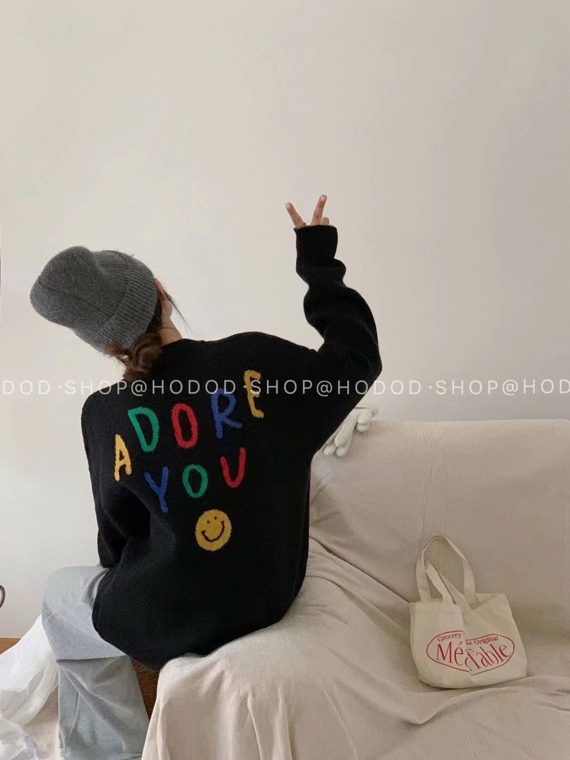 HEIZE_RUNNER直郵韓國代購女裝新款時尚24秋冬真品針織衫HEIZE_RUNNER針織衫