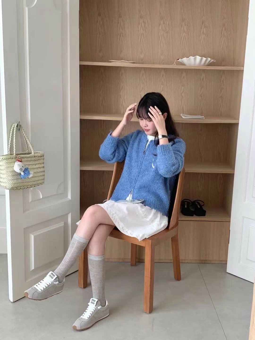 HEIZE_RUNNER直郵韓國代購女裝新款時尚真品24秋冬針織衫HEIZE_RUNNER針織衫