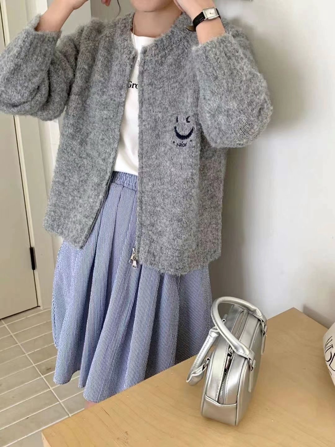 HEIZE_RUNNER直郵韓國代購女裝新款時尚真品24秋冬針織衫HEIZE_RUNNER針織衫