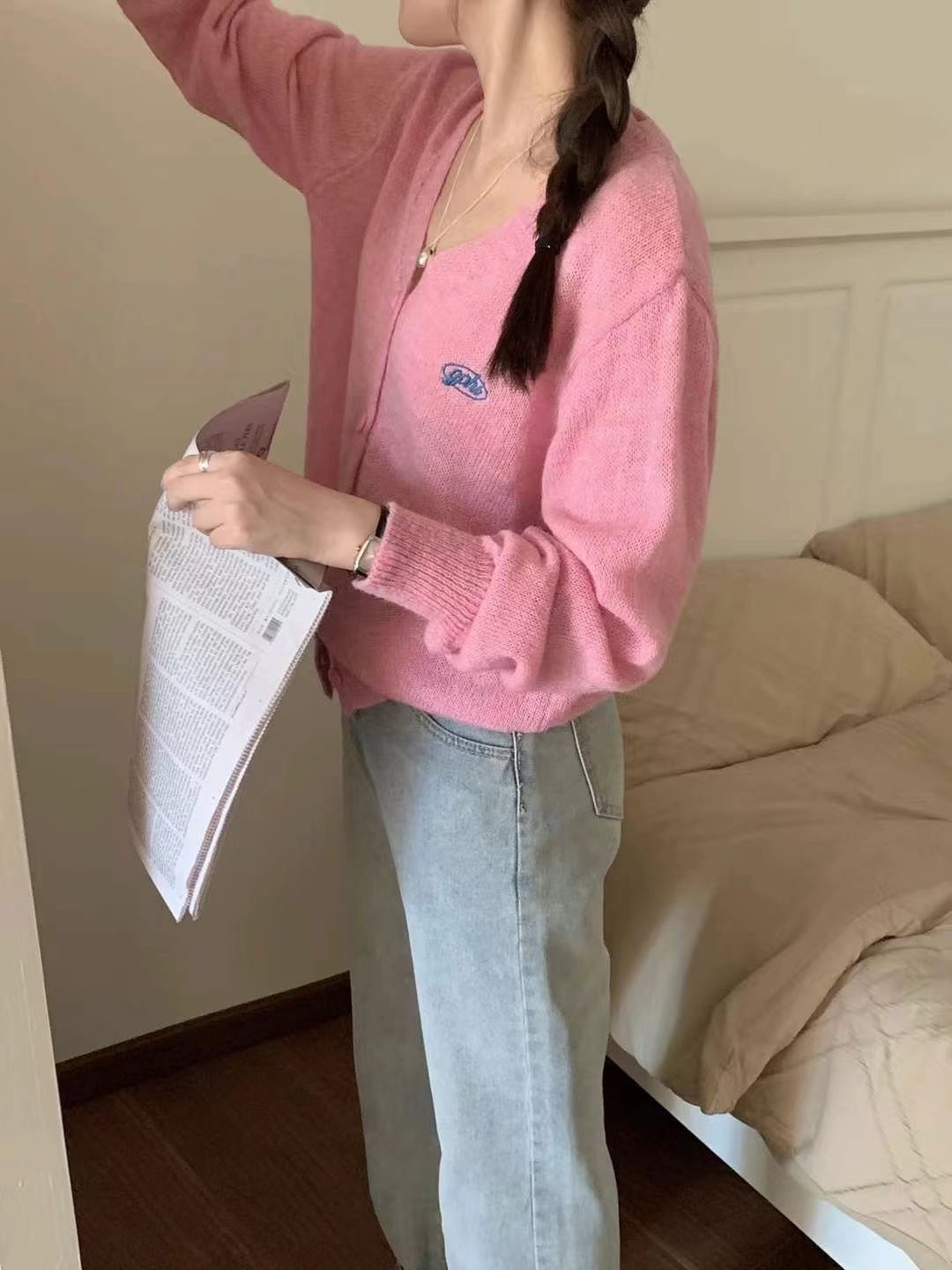 HEIZE_RUNNER韓國直郵東大門代購女裝新款24秋冬推薦針織衫HEIZE_RUNNER針織衫