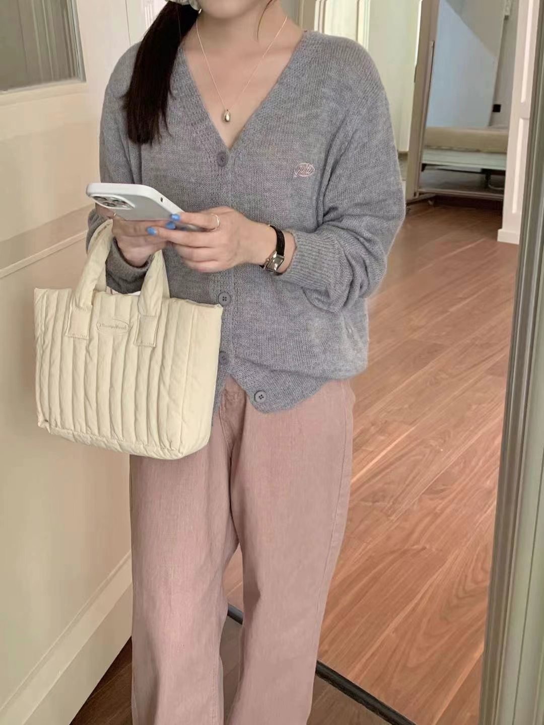 HEIZE_RUNNER韓國直郵東大門代購女裝新款24秋冬推薦針織衫HEIZE_RUNNER針織衫圖色2