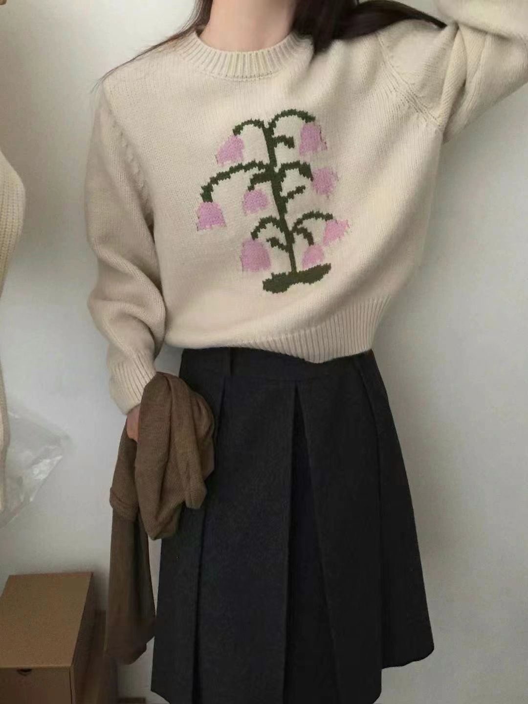 HEIZE_RUNNER韓國直郵女裝新款人氣職業休閑時尚24秋冬毛衣HEIZE_RUNNER毛衣圖色2