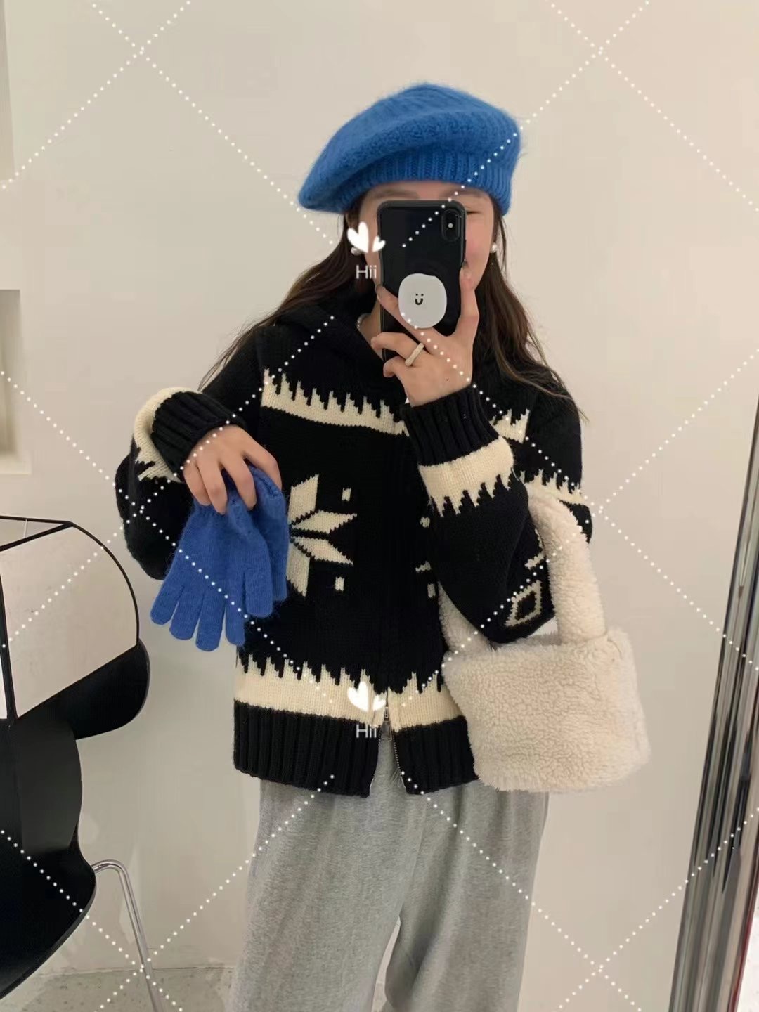 HEIZE_RUNNER韓國直郵女裝新款推薦休閑時尚職業真品針織衫HEIZE_RUNNER針織衫