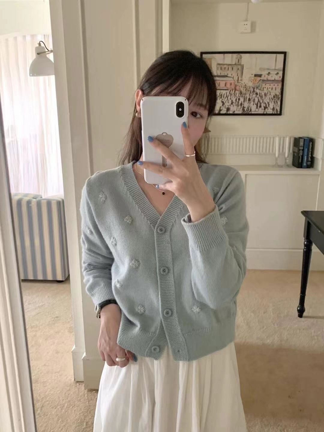 HEIZE_RUNNER直郵韓國代購女裝新款推薦職業24秋冬針織衫HEIZE_RUNNER針織衫