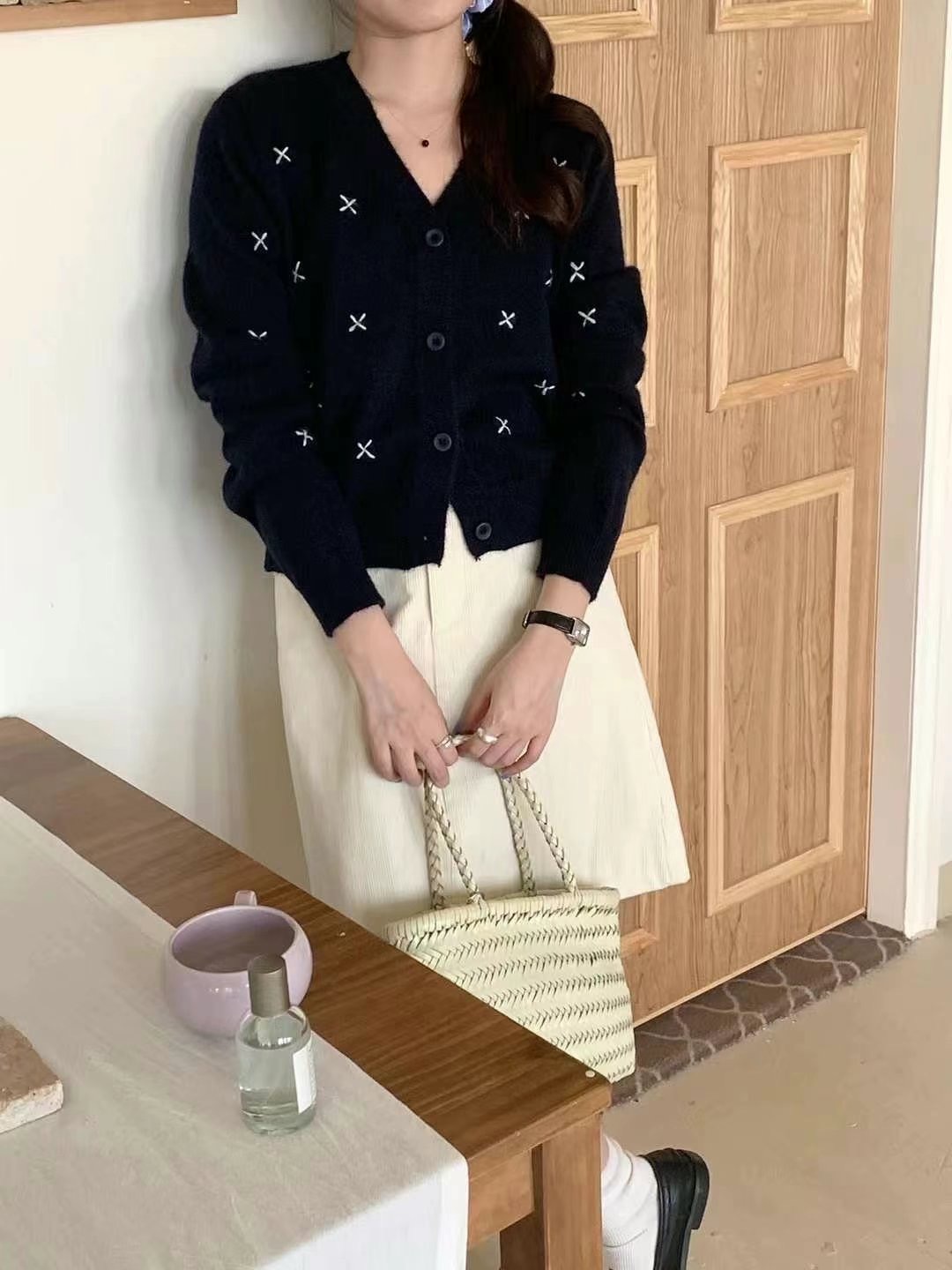 HEIZE_RUNNER直郵韓國代購女裝新款推薦職業24秋冬針織衫HEIZE_RUNNER針織衫圖色3
