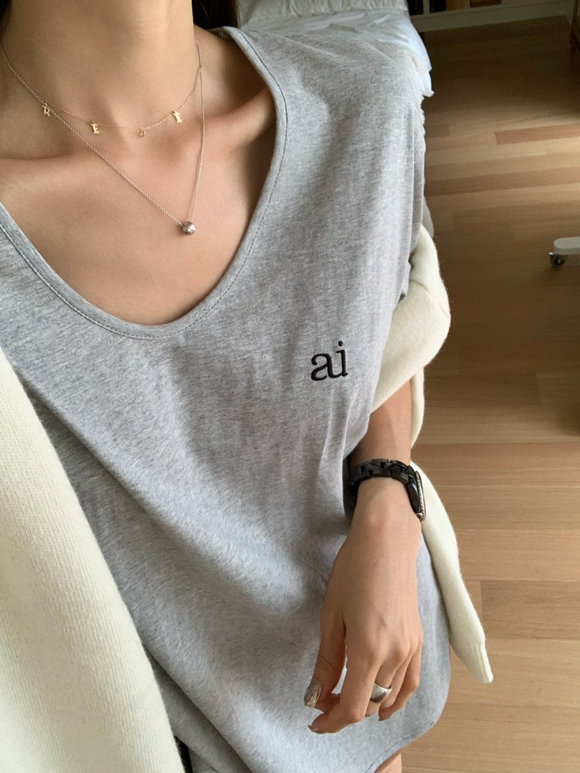 REVE CITE韓國直郵東大門代購女裝新款推薦時尚熱賣T恤刺繡REVE CITET恤