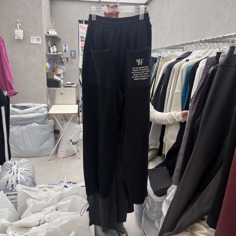 BOTONG直郵韓國代購女裝新款熱賣真品休閑職業時尚24秋冬休閑褲BOTONG休閑褲