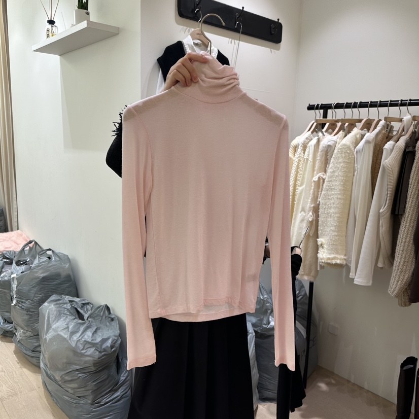 LUBRY直郵韓國代購女裝新品職業推薦熱賣24秋冬休閑長袖T恤NOPROBLEM長袖T恤圖色2
