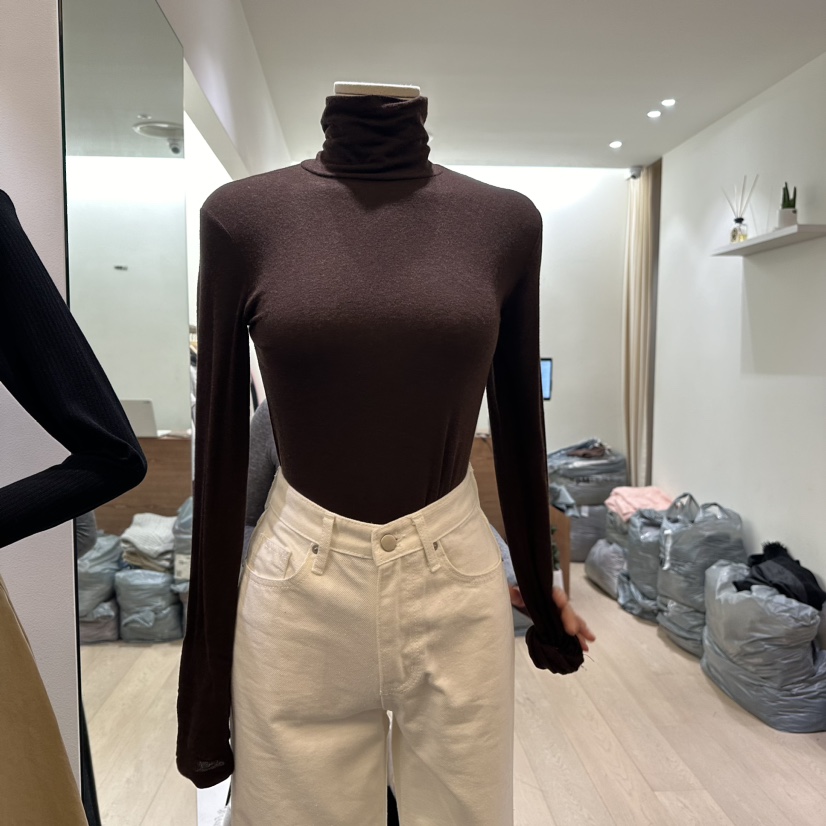 LUBRY直郵韓國代購女裝新品職業推薦熱賣24秋冬休閑長袖T恤NOPROBLEM長袖T恤圖色5