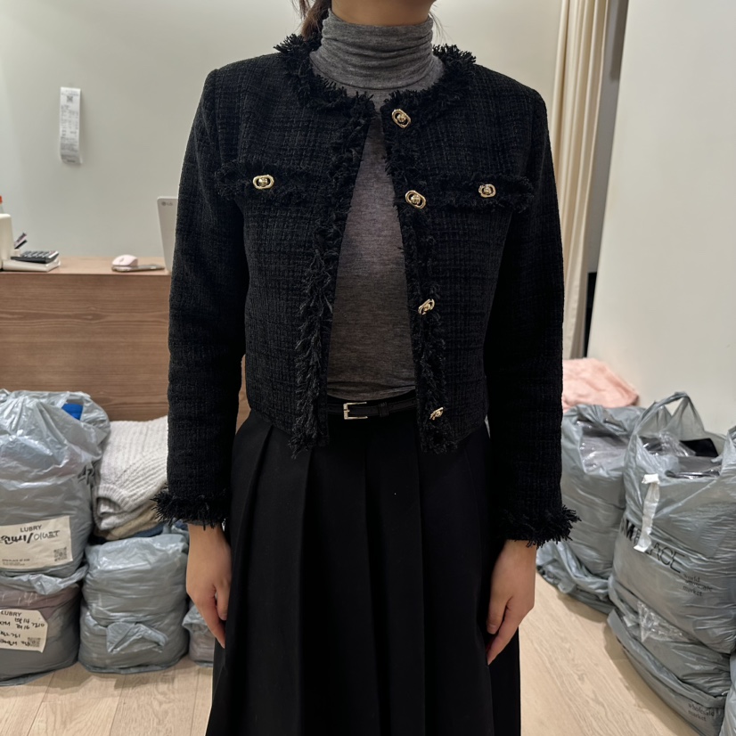 LUBRY韓國直郵女裝新款熱賣真品人氣推薦時尚職業24秋冬夾克NOPROBLEM夾克圖色2