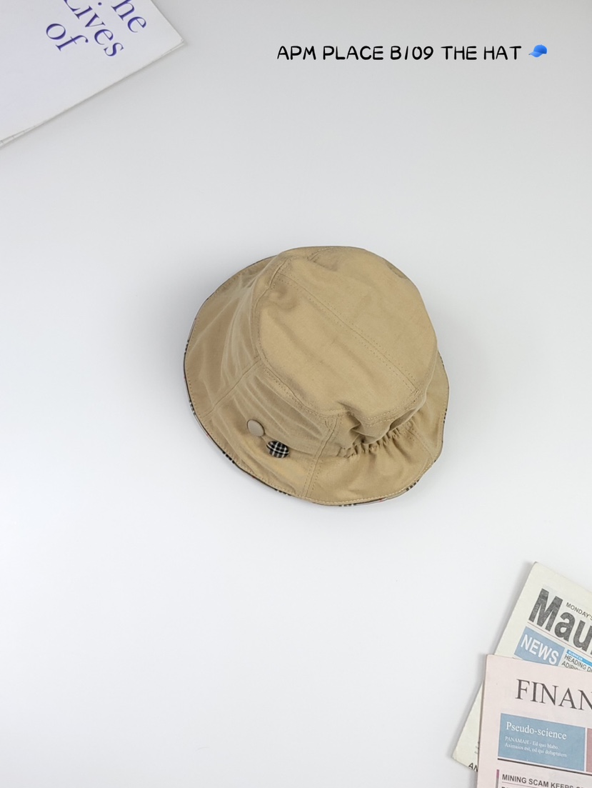 THE HAT韓國直郵女裝新品時尚人氣真品推薦職業休閑帽子格子THE HAT帽子