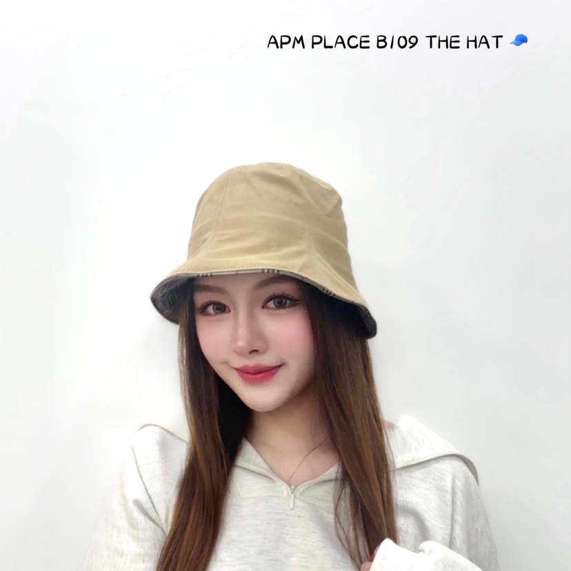 THE HAT韓國直郵女裝新品時尚人氣真品推薦職業休閑帽子格子THE HAT帽子圖色2