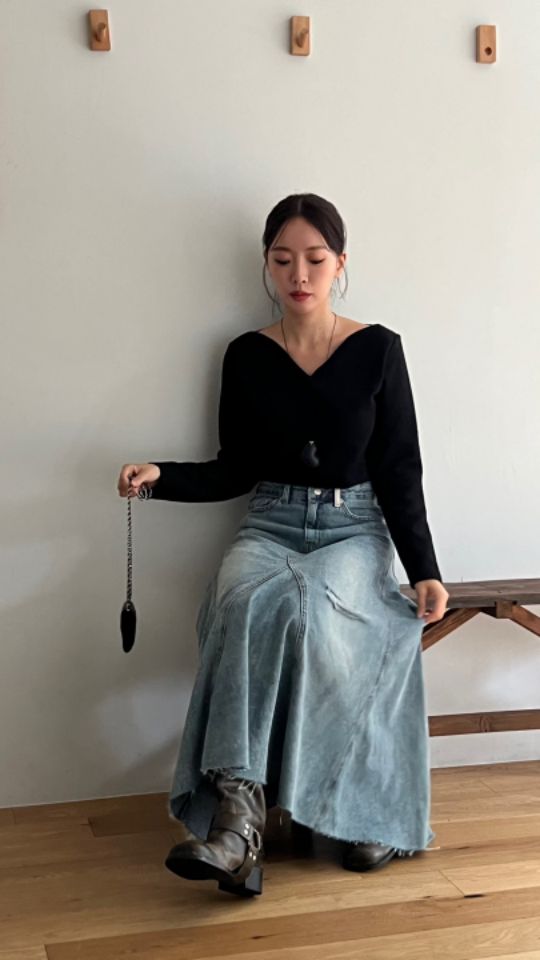 by hey/To Sewing韓國直郵女裝新款推薦人氣職業長袖T恤BY HEY/TO SEWING長袖T恤