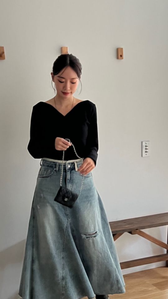 by hey/To Sewing韓國直郵女裝新款推薦人氣職業長袖T恤BY HEY/TO SEWING長袖T恤