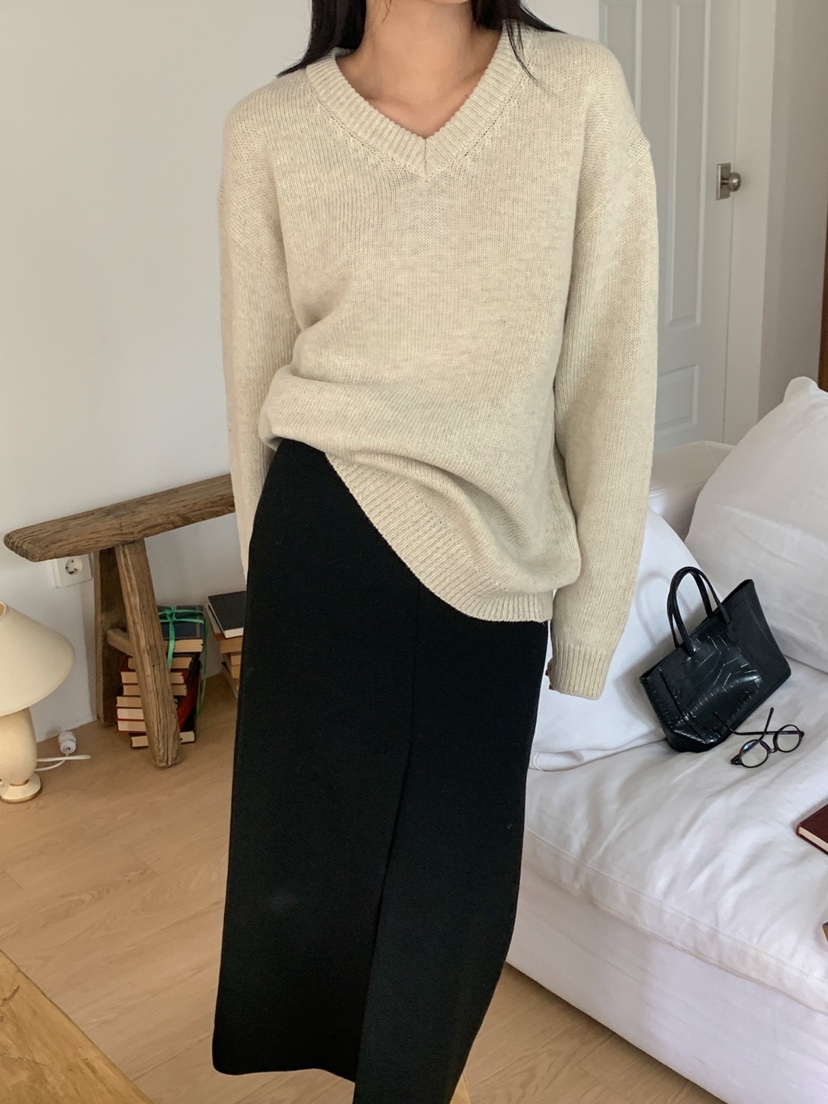 DARLUZ_MI韓國直郵東大門實拍女裝新款職業時尚休閑真品針織衫DARLUZ_MI針織衫圖色2