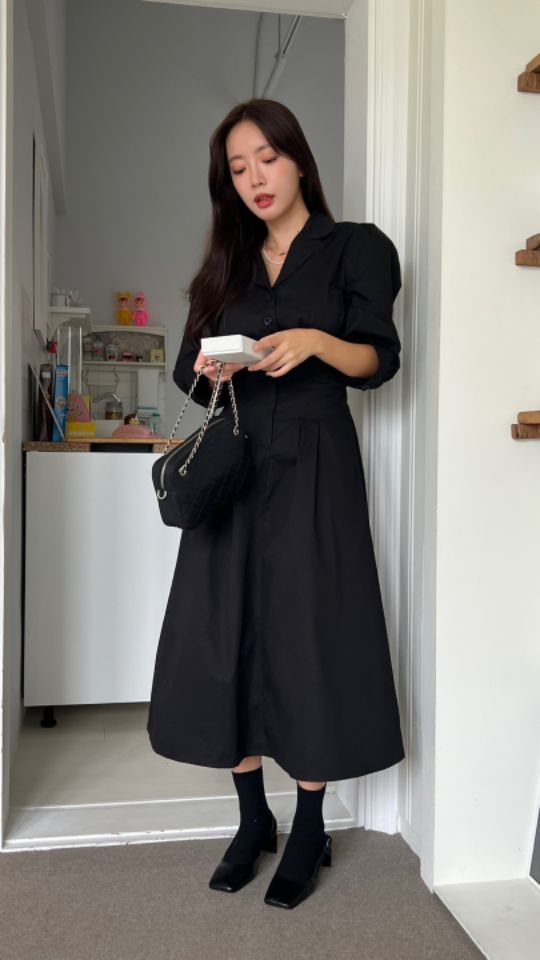 by hey/To Sewing韓國直郵女裝新品時尚推薦24秋冬連衣裙BY HEY/TO SEWING連衣裙