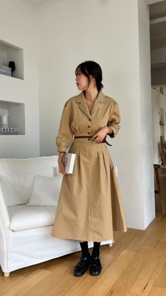 by hey/To Sewing韓國直郵女裝新品時尚推薦24秋冬連衣裙BY HEY/TO SEWING連衣裙