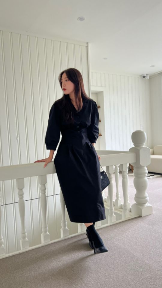 by hey/To Sewing韓國直郵女裝新品時尚推薦24秋冬連衣裙BY HEY/TO SEWING連衣裙