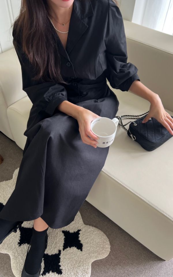 by hey/To Sewing韓國直郵女裝新品時尚推薦24秋冬連衣裙BY HEY/TO SEWING連衣裙