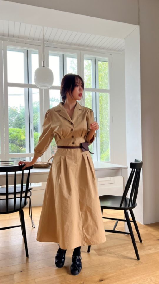 by hey/To Sewing韓國直郵女裝新品時尚推薦24秋冬連衣裙BY HEY/TO SEWING連衣裙圖色2