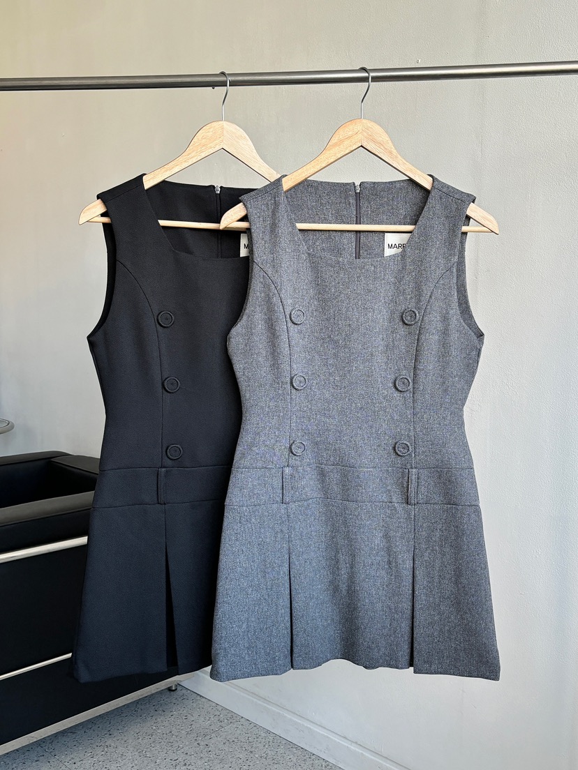 MARRON韓國直郵東大門代購女裝新品推薦休閑時尚人氣連衣裙PIN-UP連衣裙