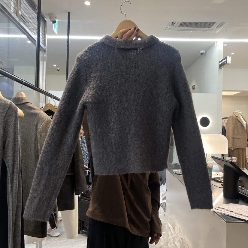 OBJECT直郵韓國代購女裝新品職業人氣推薦24秋冬針織衫羊駝OBJECT針織衫