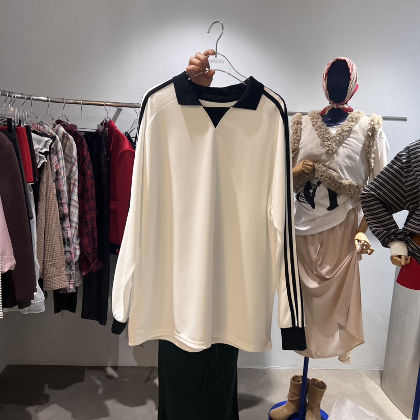 ARSERA韓國直郵東大門實拍女裝新品熱賣24秋冬真品長袖T恤ARSERA長袖T恤