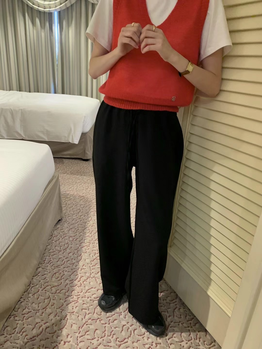 Call my name直郵韓國代購女裝新品職業熱賣24秋冬休閑褲Call my name休閑褲