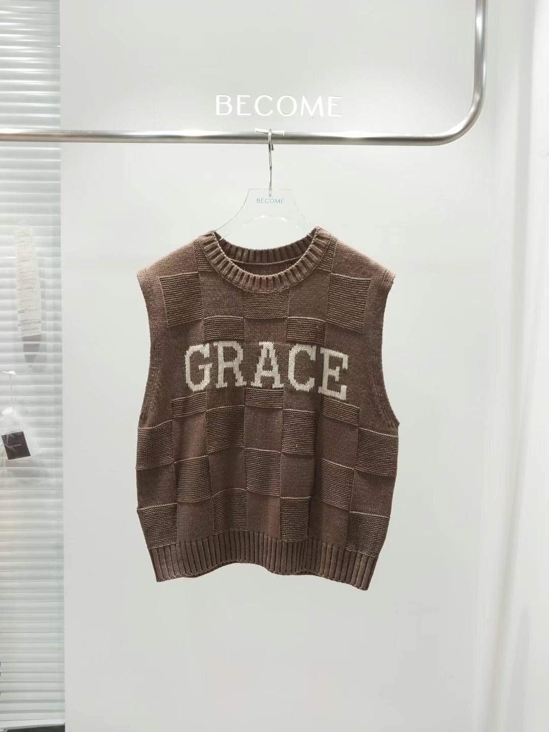 BECOME韓國直郵東大門實拍女裝新品24秋冬休閑真品吊帶背心BECOME吊帶/背心