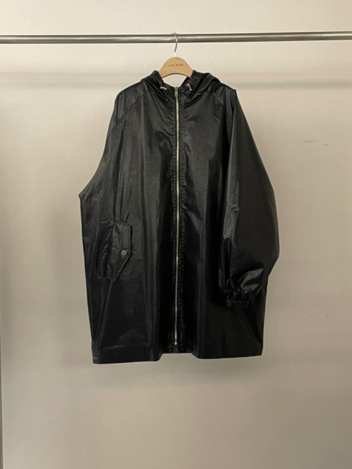 LA MUETTE/JAMIESTONE韓國直郵東大門代購女裝新品真品中長款大衣兜帽FLAT GARDEN/LA MUETTE/JAMIESTONE中長款大衣圖色2