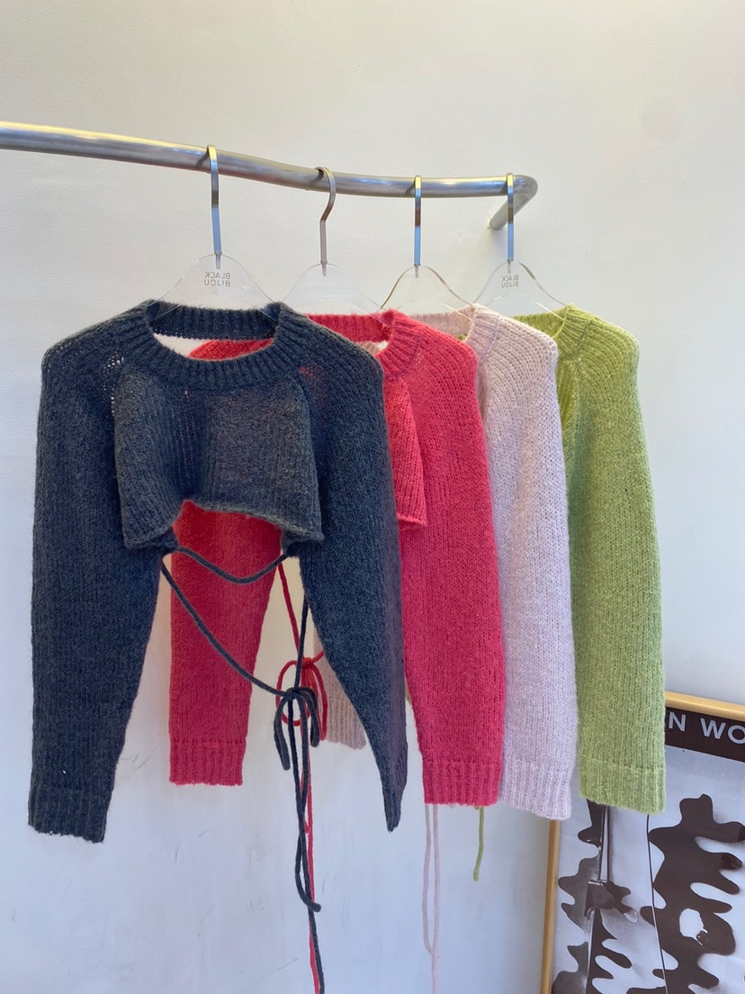 BLACK BIJOU直郵韓國代購女裝新品熱賣人氣真品職業針織衫BLACK BIJOU針織衫