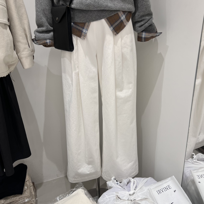 IRVINE韓國直郵東大門實拍女裝新品24秋冬人氣時尚休閑褲IRVINE休閑褲圖色2