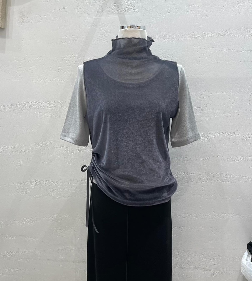 OEUF韓國直郵東大門實拍女裝新款時尚休閑真品24秋冬吊帶背心OEUF吊帶/背心圖色2