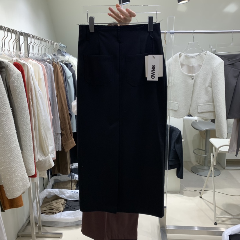 OWNS韓國直郵女裝新品真品休閑熱賣人氣推薦職業半身裙中短裙OWNS半身裙/中短裙圖色1