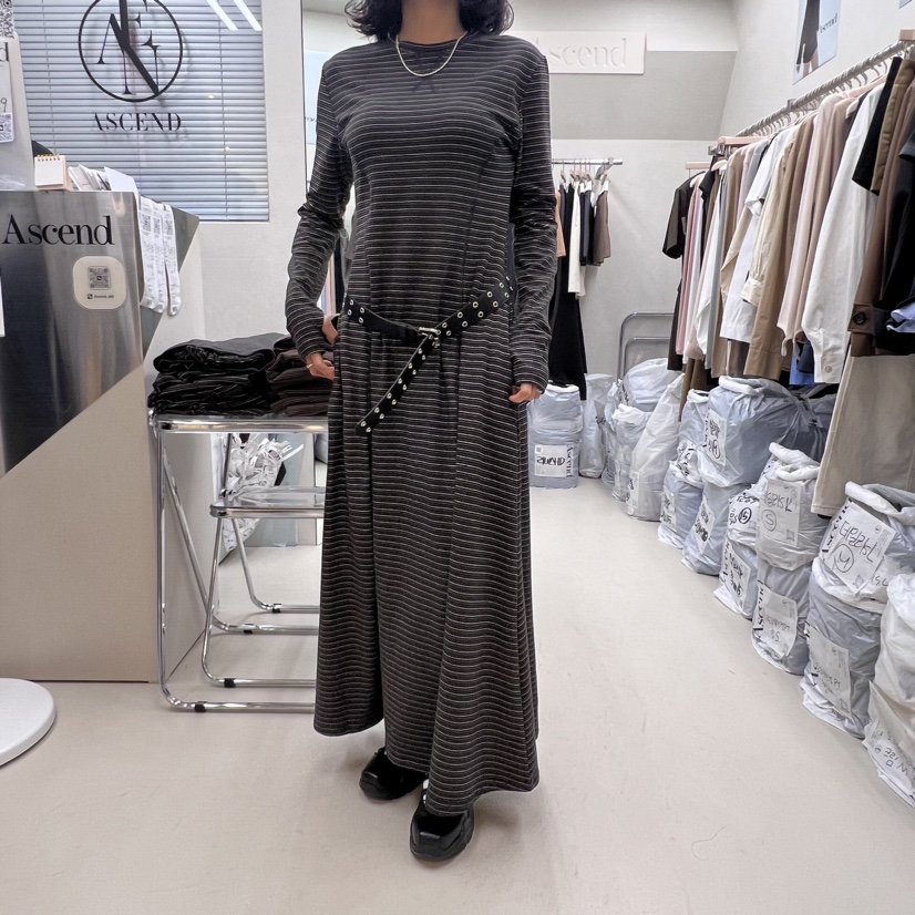 ASCEND直郵韓國代購女裝新款職業真品時尚人氣推薦24秋冬連衣裙ASCEND連衣裙圖色2