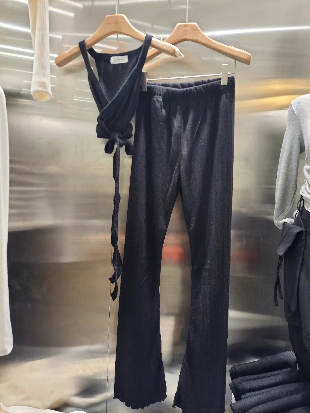 WHERELL韓國直郵東大門實拍女裝新品時尚推薦真品熱賣休閑褲FORUS休閑褲