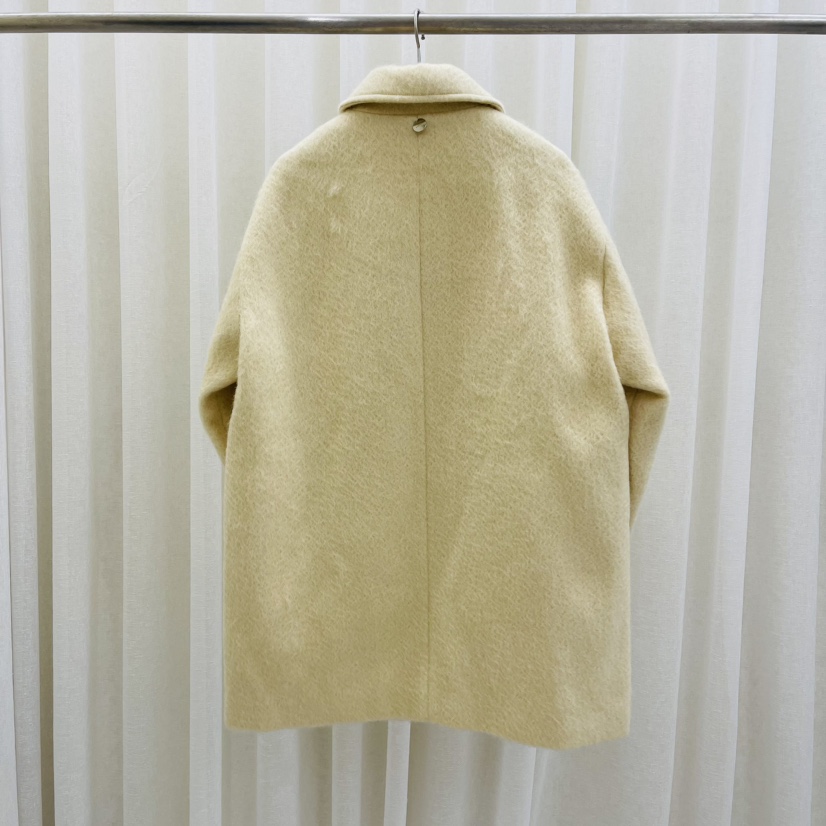 Match Studio韓國直郵東大門實拍女裝新品24秋冬短款大衣馬海毛Match Studio短款大衣