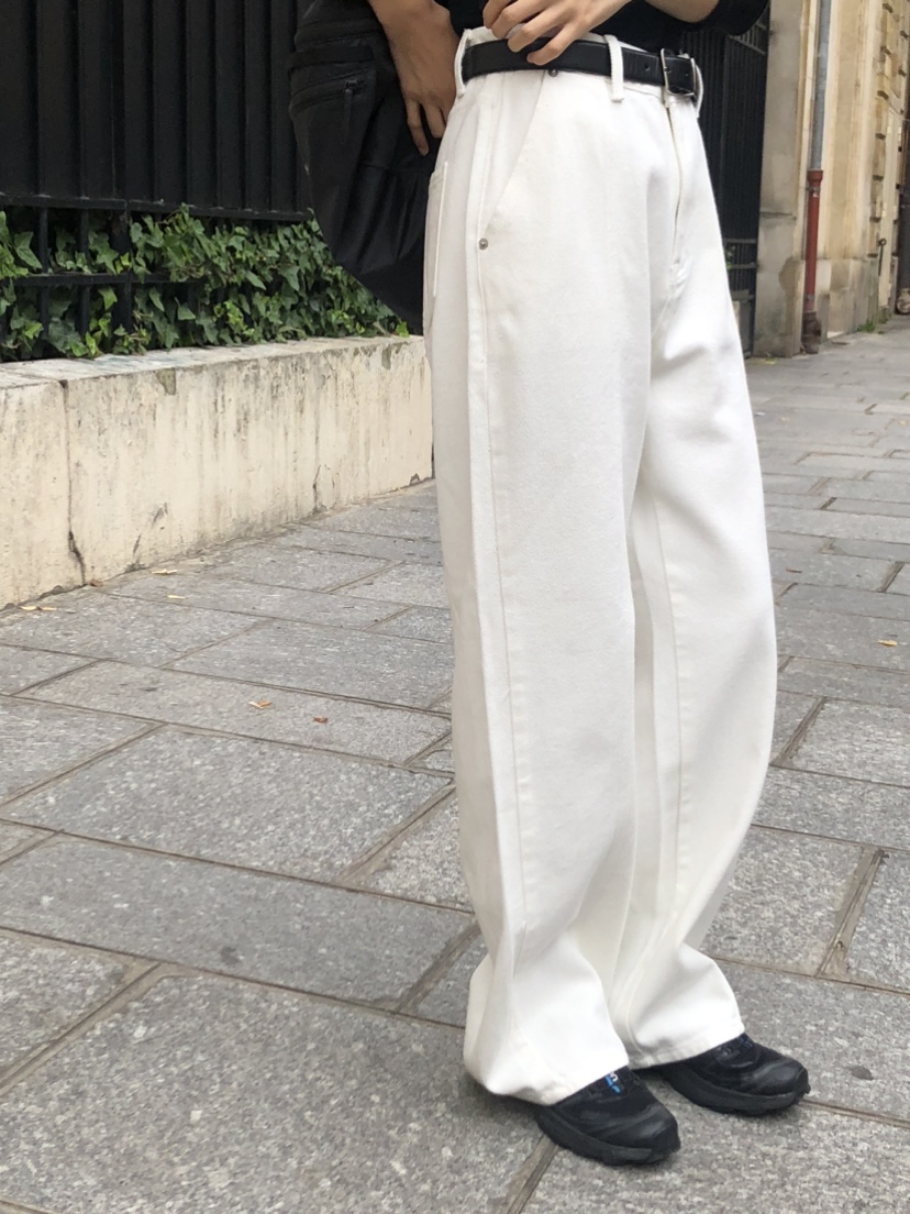 LE BUTTER韓國直郵東大門代購女裝新品24秋冬熱賣牛仔褲LE BUTTER牛仔褲