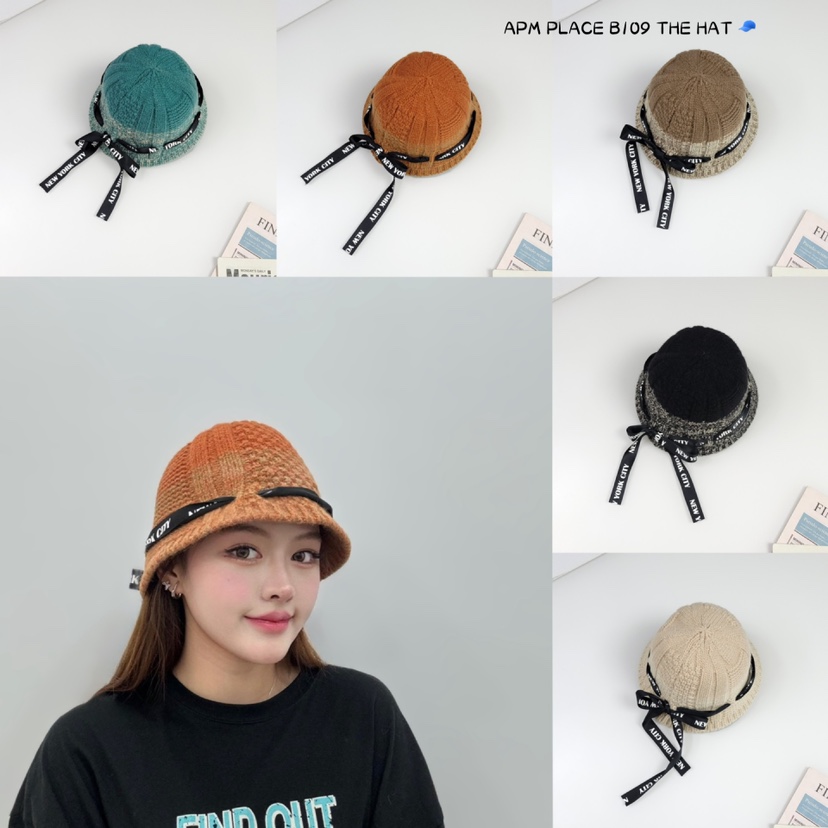 THE HAT直郵韓國代購女裝新品時尚人氣熱賣24秋冬職業帽子THE HAT帽子