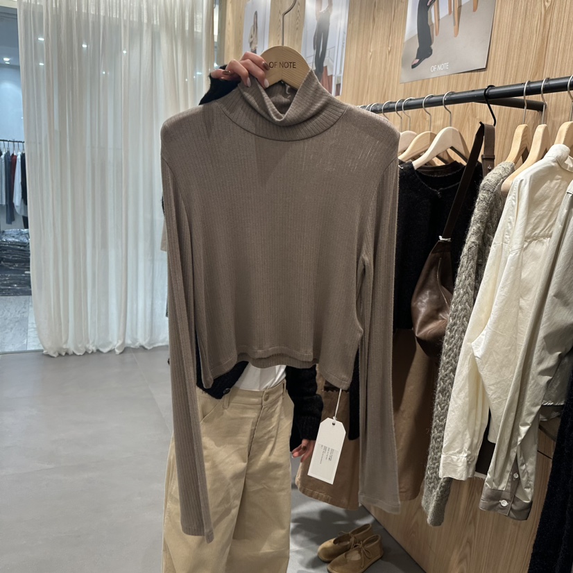 OF NOTE/STAYFELT韓國直郵東大門代購女裝新品休閑長袖T恤OF NOTE/STAYFELT長袖T恤圖色2