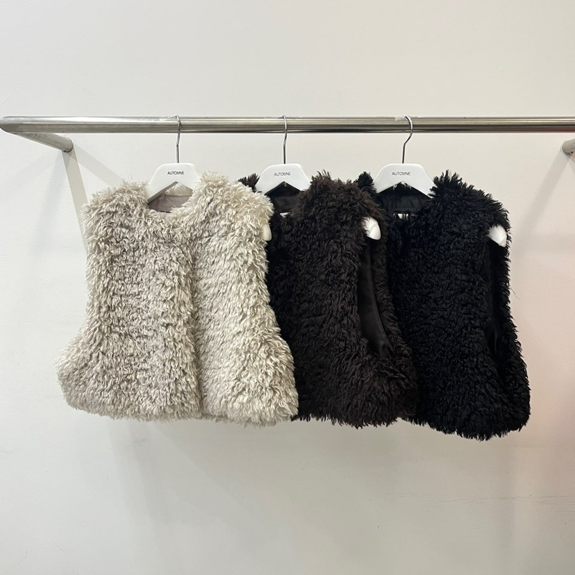 AUTOMNE/HEHR直郵韓國代購女裝新品休閑真品時尚24秋冬馬甲AMY GRACE馬甲