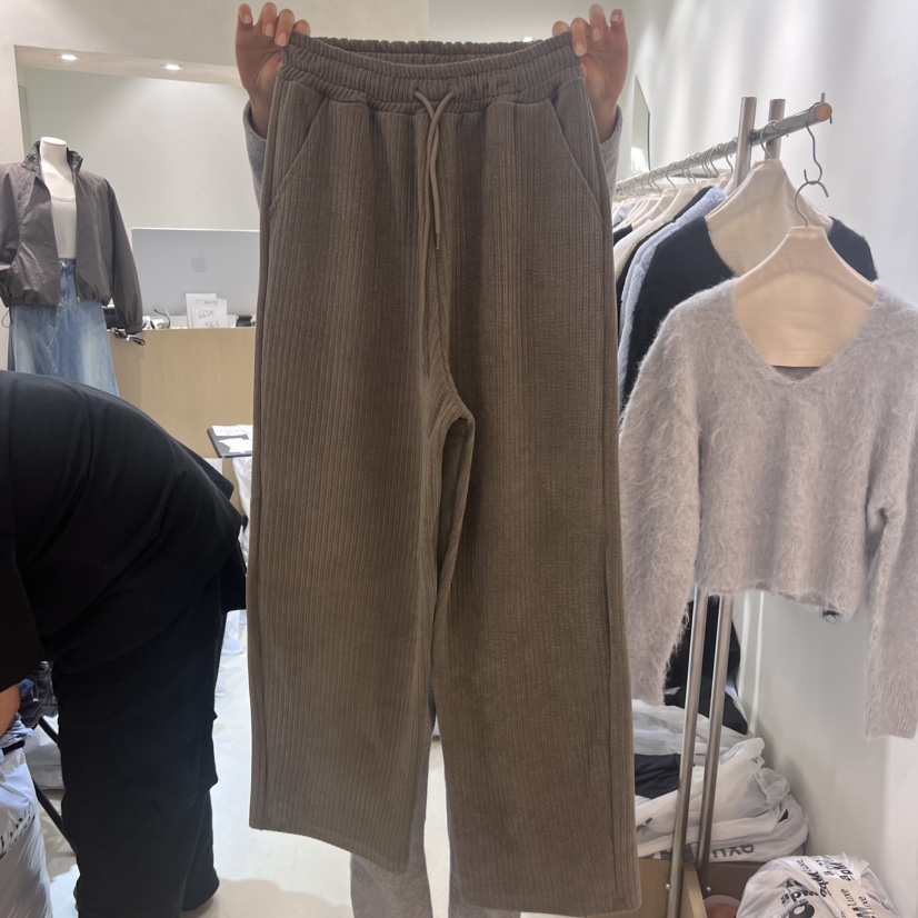 WANTS韓國直郵東大門代購女裝新品24秋冬人氣職業時尚休閑褲DENISE休閑褲圖色2